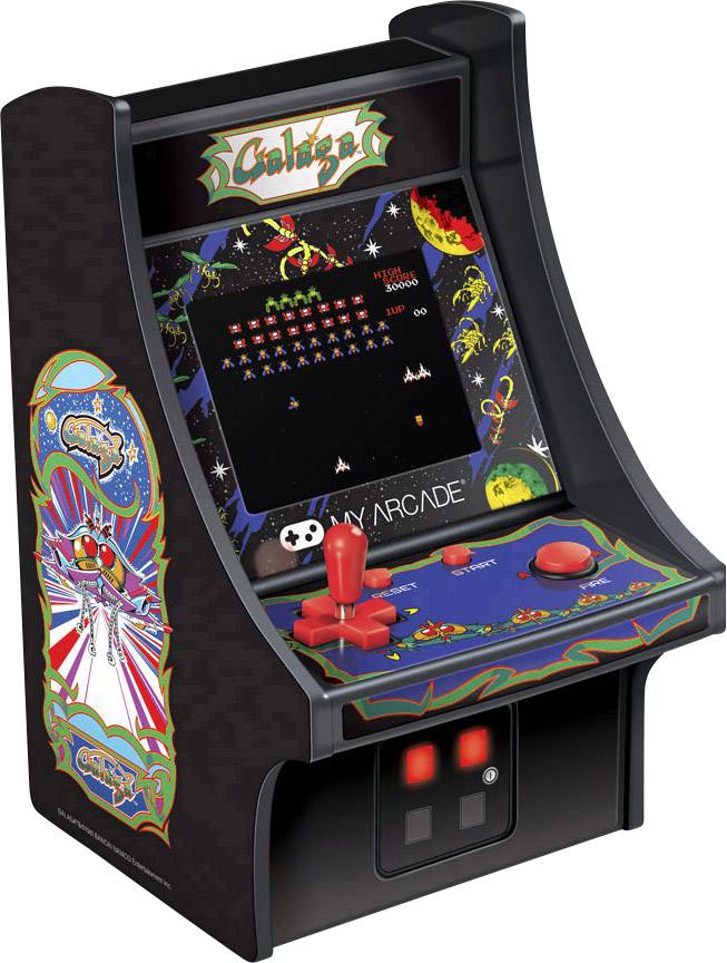 My Arcade Galaga Micro Player Retro Konsole Schwarz-0
