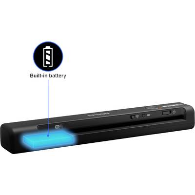 Ein tragbarer Scanner mit eingebautem Akku, unterstützt WLAN-Verbindung, geeignet für unterwegs Scannen von Dokumenten.