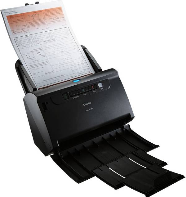Canon imageFORMULA DR-C230 Duplex-Dokumentenscanner  A4 600 x 600 dpi 30 Seiten/min, 60 Bilder/min USB