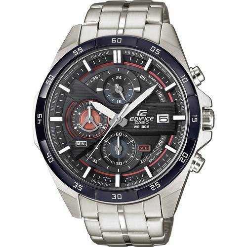 Casio Chronograph Armbanduhr EFR-556DB-1AVUEF (L x B x H) 53.5 x 48.7 x 12.6 mm Silber/Weiß Gehäusematerial=Edelstahl Ma...