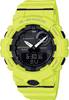 Casio Chronograph Armbanduhr GBA-800-9AER (L x B x H) 54.1 x 48.6 x 15.5 mm Gelb Gehäusematerial=Harz Material (Armband)=Harz
