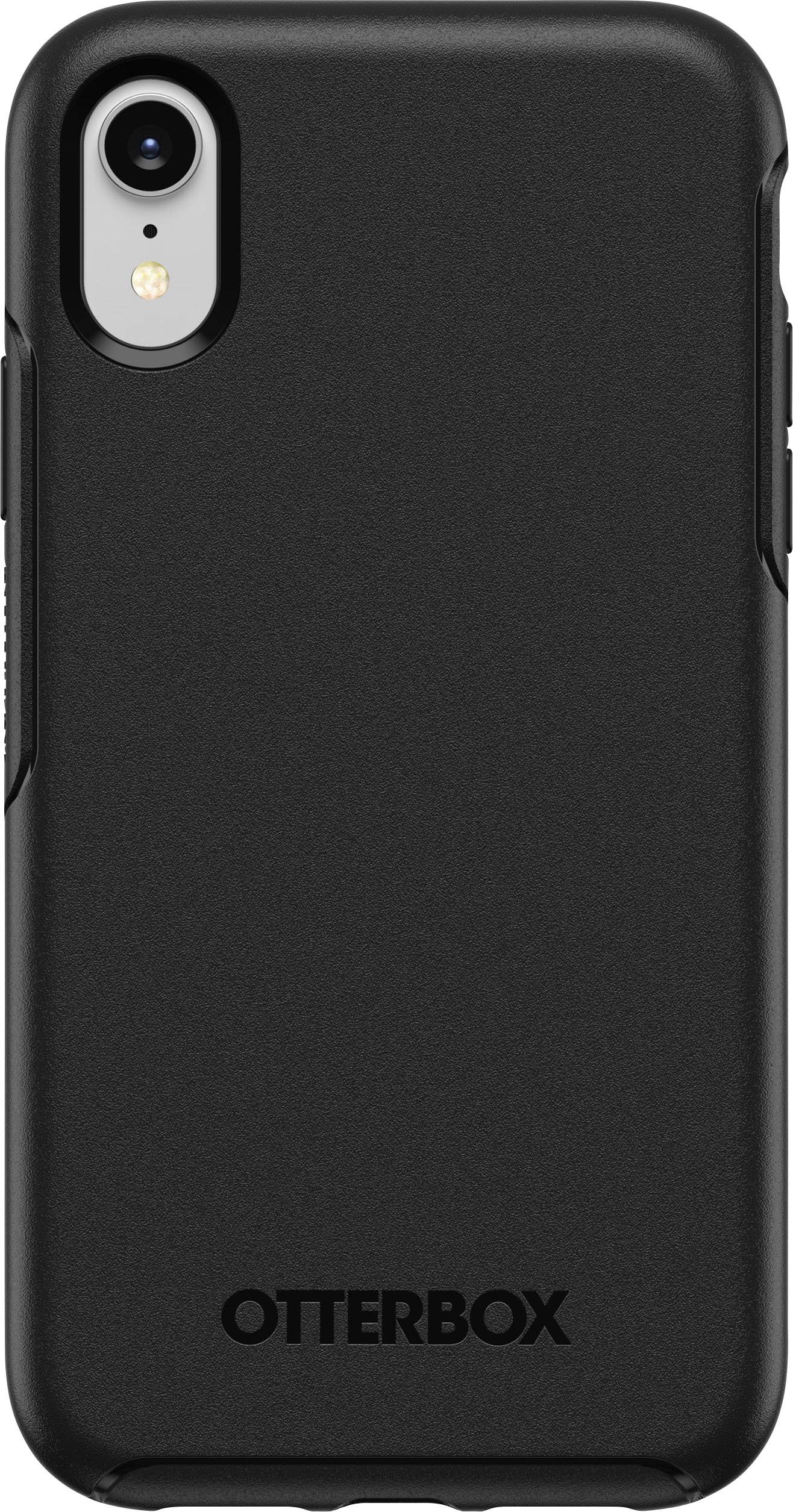 Schwarze Otterbox-Handyhülle, robustes Design, schützt vor Stößen und Kratzern.