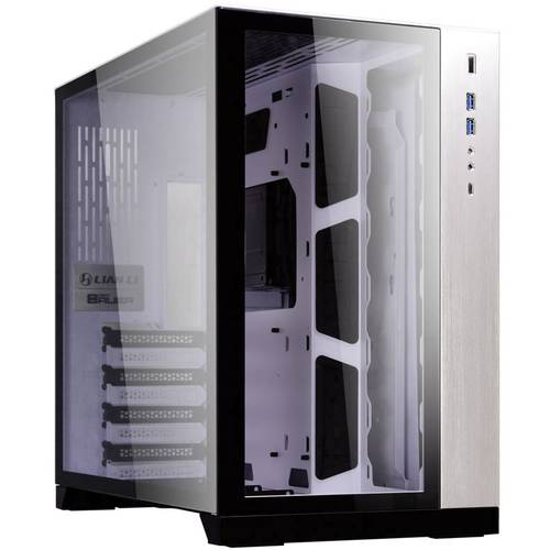 Lian Li PC-O11DW Midi-Tower PC-Gehäuse Weiß Seitenfenster, Staubfilter