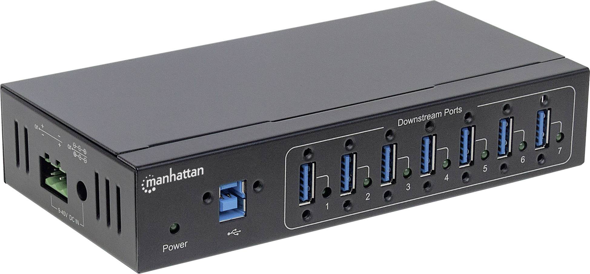 MANHATTAN 7-Port USB3.0 Hub Industrieanwendungen
