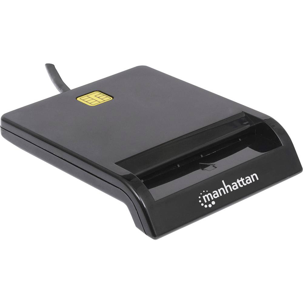 Manhattan Smartcard-LesegerÃ¤t Chipkartenleser USB extern fÃ¼r Smartcards und Kontaktchips Chipkaart