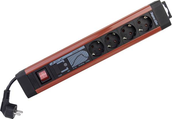 Tischsteckdosenl. 4-fach,SUPRA-Line "PC-Leiste" REV - Artikel: 4006341608628