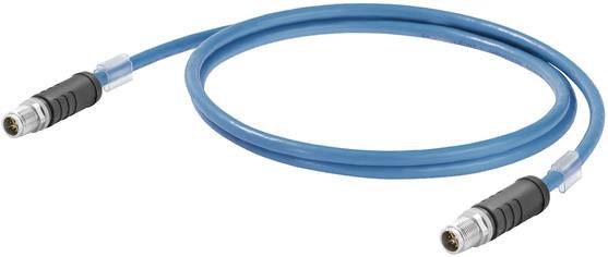 Weidmüller 2464200006 Sensor-/Aktor-Datensteckverbinder M12 Stecker, gerade 0.60 m 1 St.