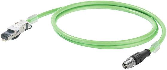 Weidmüller 1463640200 Sensor-/Aktor-Anschlussleitung M12 Stecker, gerade 20.00 m Polzahl Sensoren: 8 1 St.