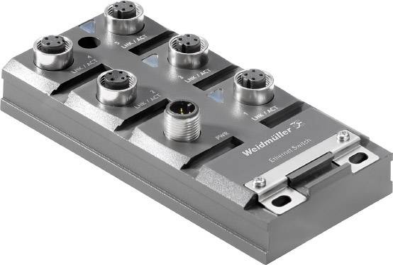 Weidm&uuml;ller IE-SW-IP67-5M12 Industrial Ethernet Switch 10 / 100 MBit/s