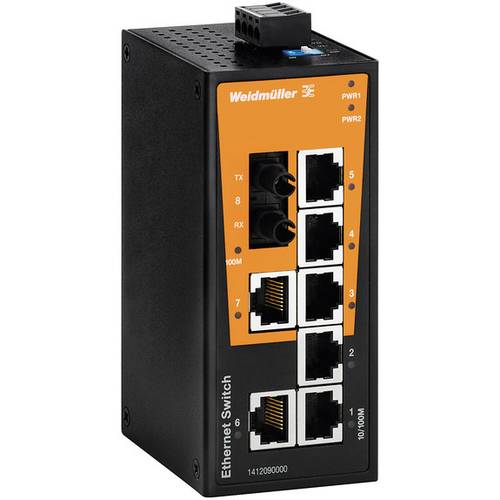 Thumbnail - Weidmüller IE-SW-BL08T-7TX-1ST Industrial Ethernet Switch 10 / 100 MBit/s