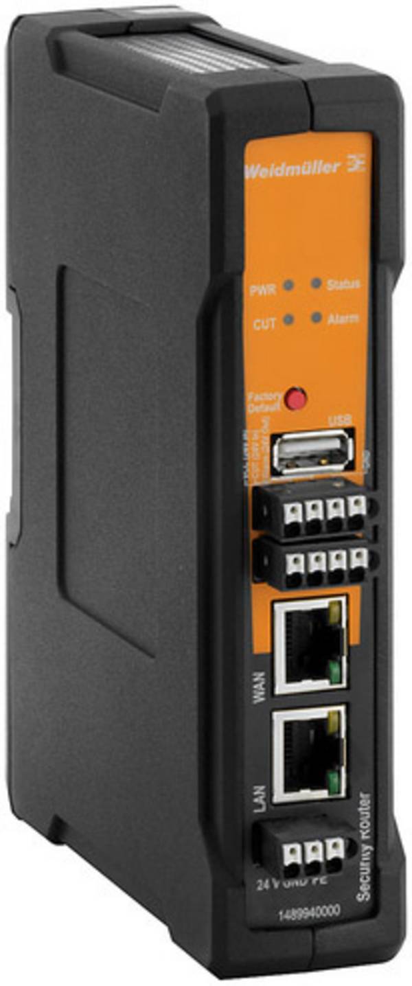 Weidmüller 1489940000 IE-SR-2GT-LAN-FN Industrie Router USB, LAN, RJ-45 Anzahl Eingänge: 2 x   24 V 1 St.