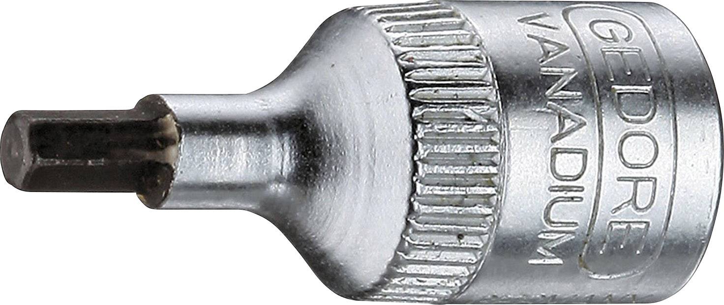 Sechskant-Bit Einsatz mit Aufschrift 'GEDORE VANADIUM', metallisch glänzend, zur Verwendung mit Schraubenschlüsseln und Ratschen.