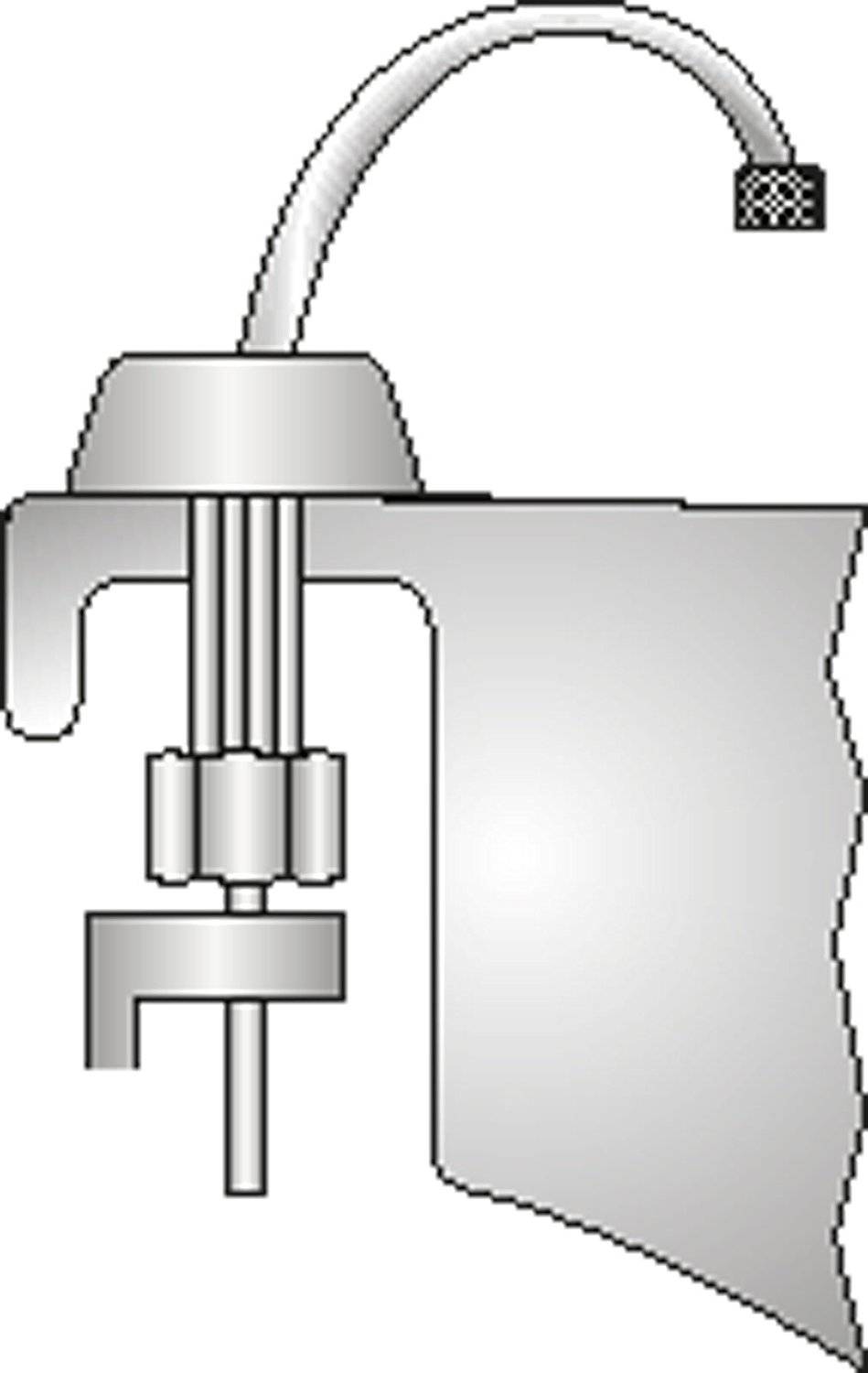 Technische Zeichnung eines Metallbiegemechanismus mit Handgriff, Hebelarm und Biegedorn zeigt Struktur und Funktion.