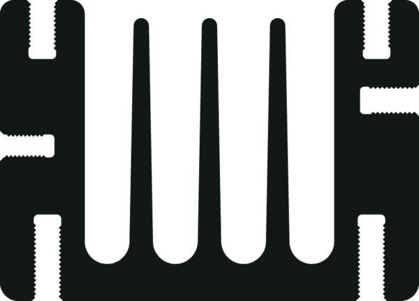 Fischer Elektronik 10022472 SK 68 75 SA Kühlkörper 3.6 K/W (L x B x H) 75 x 46 x 33 mm SOT-32, TO-220