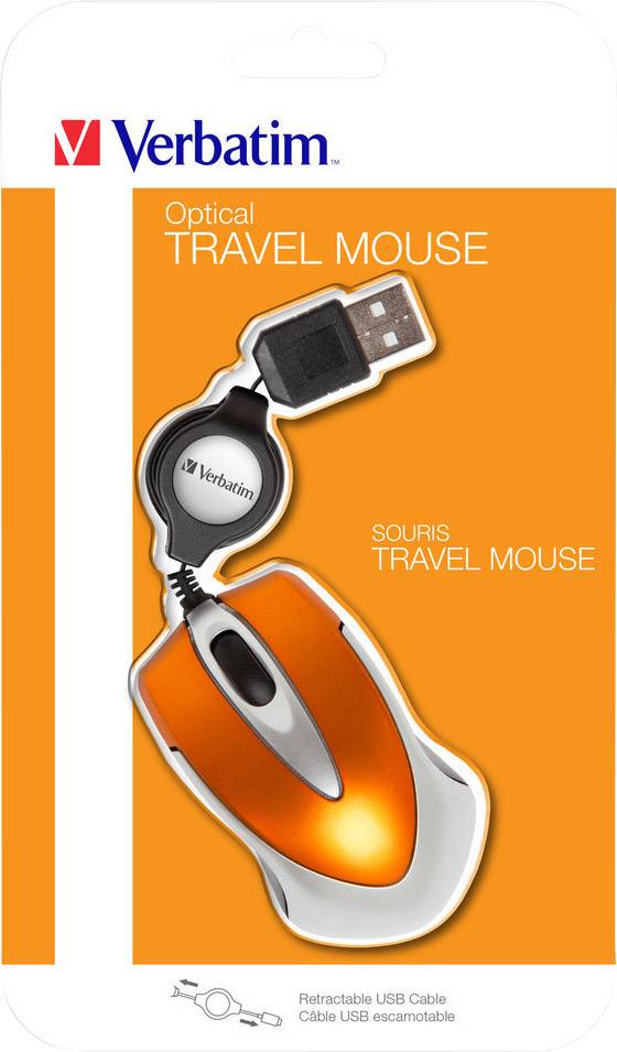 Verbatim Go Mini Maus Büro USB Typ-A Optisch 1000 DPI Multimedia-Technik Mäuse Kabelgebunden-3