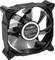'NB-Multiframe M8-P PWM' Computerlüfter in Schwarz, mit rundem Rahmen und mehreren Lüfterblättern.