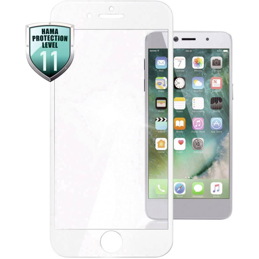 Hama 3D-Full-Screen-Schutzglas Screenprotector (glas) Geschikt voor model (GSMs): Apple iPhone 6, Ap