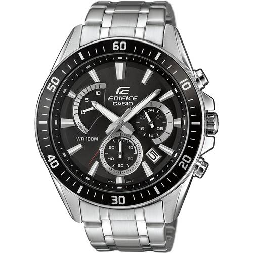 Casio Chronograph Armbanduhr EFR-552D-1AVUEF (L x B x H) 53 x 47 x 12.3 mm Silber Gehäusematerial=Edelstahl Material (Ar...