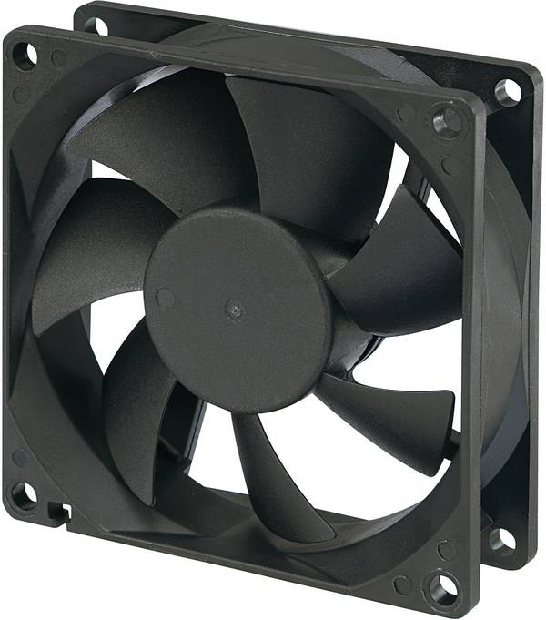 TRU COMPONENTS RD8025B24H Axiallüfter IP58 24 V/DC 57 m³/h (L x B x H) 80 x 80 x 25 mm