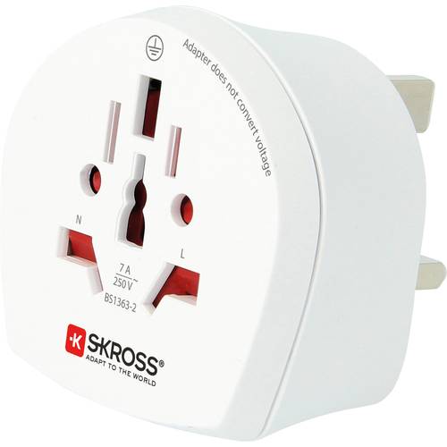 Skross 1.500225-E Reiseadapter CA W to UK (BS)
