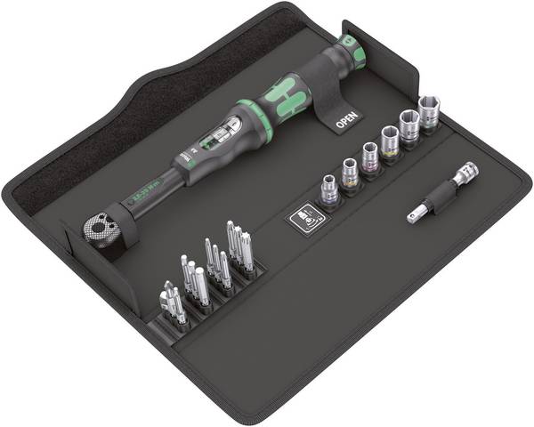 Wera Click-Torque A 6 Set 1 05130110001 Drehmomentschlüssel mit Umschaltknarre 1/4" (6.3 mm) 2.5 - 25 Nm