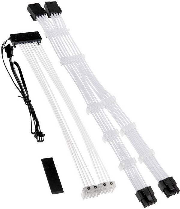 Lian Li Computer, Strom Kabel [2x ATX-Stecker 8pol. (6+2), ATX-Stecker 8pol. - 2x ATX-Stecker 8pol. (6+2), ATX-Stecker 8pol.] 3.00 m RGB