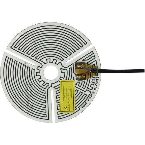 Thermo TECH Polyester Heizfolie selbstklebend 230 V/AC 7 W Schutzart IPX4 (Ø) 140 mm