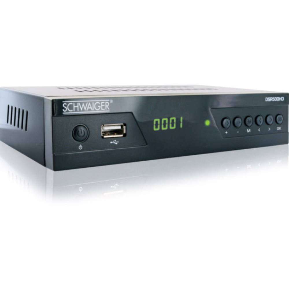 Schwaiger DSR500HD HD-SAT-Receiver Front-USB Anzahl Tuner: 1 kaufen