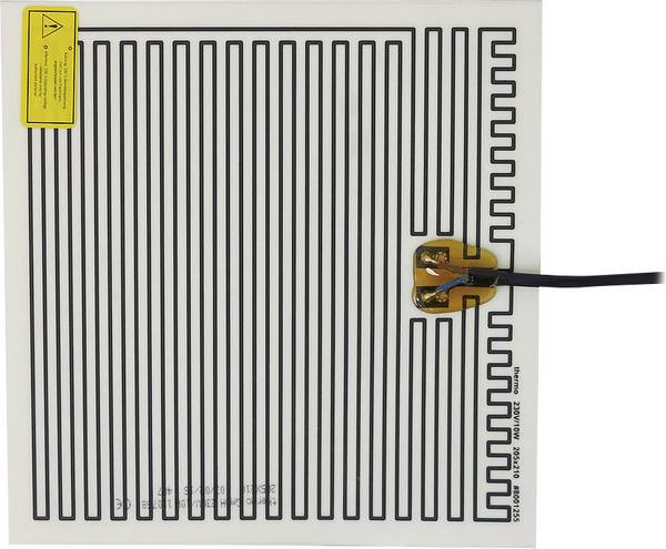 Thermo TECH Polyester Heizfolie selbstklebend 230 V 10 W Schutzart IPX4 (L x B) 210 mm x 205 mm