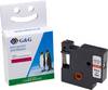 G&G 15571 Kompatibel ersetzt DYMO 45017, S0720570 Bandfarbe: Rot Schriftfarbe: Schwarz 12 mm 7 m
