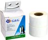 G&G Etiketten Rolle Kompatibel ersetzt DYMO 99010, S0722370 89 x 28 mm Papier Weiß 260 St. Permanent haftend Adress-Etiketten 15564