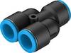 FESTO Y-Verbinder 130609 QSY-16 Rohr-Ø: 16 mm, 16 mm 1 St.