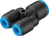 FESTO Y-Verbinder 130612 QSY-12-8 Rohr-Ø: 8 mm, 12 mm 1 St.