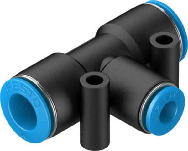 FESTO T-Verbinder 130614 QST-10-6    Rohr-Ø: 6 mm, 10 mm   1 St.