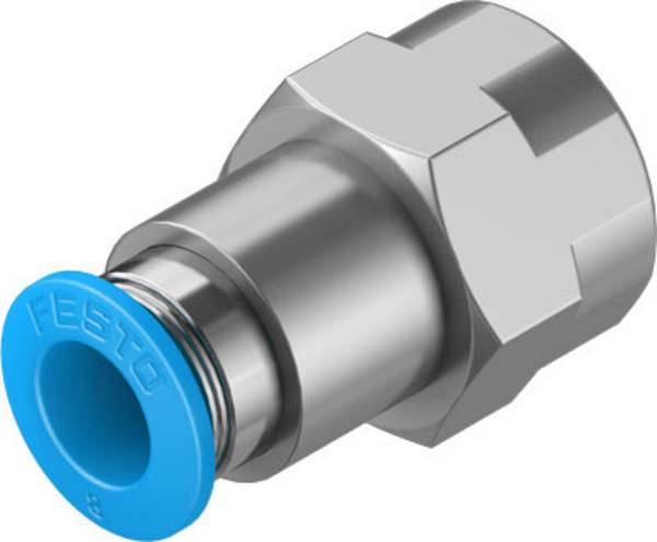 FESTO Gerade-Verbinder 153026 QSF-1/4-8-B Innengewinde G1/4" Rohr-Ø: 8 mm 1 St.