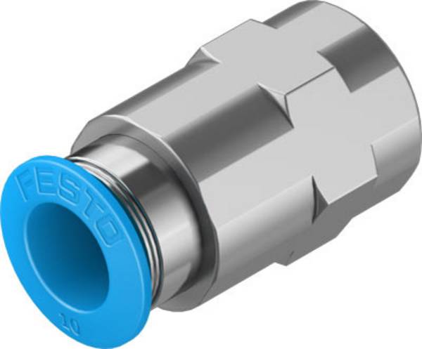 FESTO Gerade-Verbinder 153028 QSF-1/4-10-B Innengewinde G1/4"   Rohr-Ø: 10 mm   1 St.