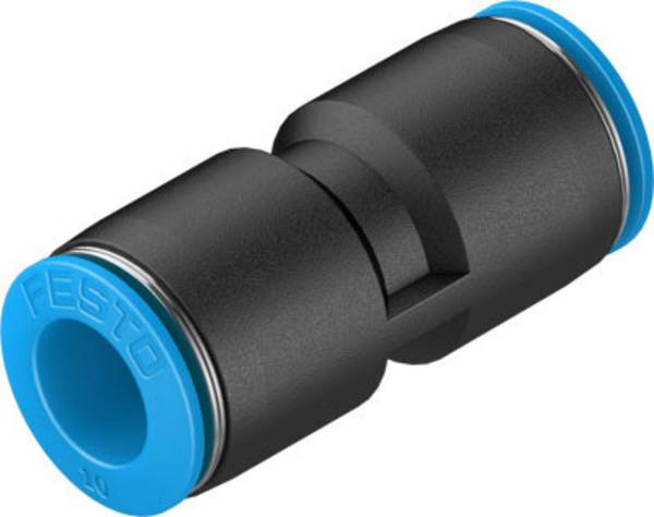 FESTO Gerade-Verbinder 153034 QS-10    Rohr-Ø: 10 mm, 10 mm   1 St.