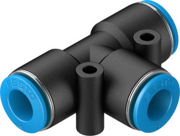 FESTO T-Verbinder 153130 QST-8 Rohr-Ø: 8 mm, 8 mm 1 St.