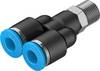 FESTO Y-Verbinder 153139 QSY-1/8-6 Rohr-Ø: 6 mm Gewinde-Maß: R1/8 1 St.