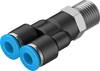 FESTO Y-Verbinder 153140 QSY-1/4-6 Rohr-Ø: 6 mm Gewinde-Maß: R1/4 1 St.