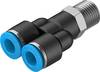 FESTO Y-Verbinder 153142 QSY-1/4-8 Rohr-Ø: 8 mm Gewinde-Maß: R1/4 1 St.