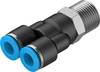 FESTO Y-Verbinder 153143 QSY-3/8-8 Rohr-Ø: 8 mm Gewinde-Maß: R3/8 1 St.