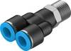 FESTO Y-Verbinder 153145 QSY-3/8-10 Rohr-Ø: 10 mm Gewinde-Maß: R3/8 1 St.