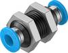 FESTO Gerade-Verbinder 153158 QSS-6 Rohr-Ø: 6 mm, 6 mm 1 St.