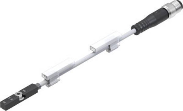 FESTO Näherungsschalter Induktiv SMT-8M-A-PS-24V-E-0,3-M8D 574334 für T-Nut PNP