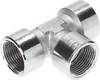 FESTO T-Verbinder 8030240 NPFC-T-3G1-F Innengewinde G1 Außengewinde: M12 Gewinde-Maß: G1" M12 1 St.