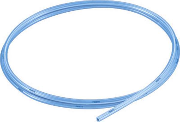 FESTO Druckluftschlauch 8048671-1 PUN-H-4X0,75-TBL Thermoplastisches Elastomer Transluzent, Blau Innen-Durchmesser: 2.6 mm 10 bar Meterware