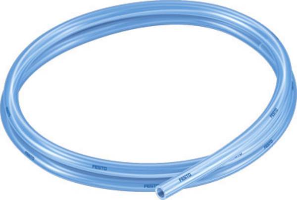 FESTO Druckluftschlauch 8048691 PUN-H-8X1,25-TBL Thermoplastisches Elastomer Transluzent, Blau Innen-Durchmesser: 5.7 mm 10 bar 50 m