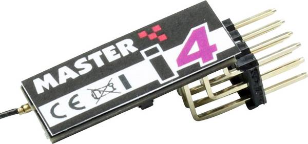 Master Modellbau i4 4-Kanal Empfänger 2,4 GHz