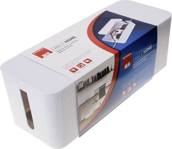 Max Hauri Kabel-Box Weiß (L x B x H) 40 x 15.5 x 13.5 cm 1 St. 126730